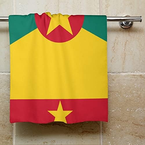 Кърпа за лице с Флага Гренады, Кърпи Премиум-клас, Гъба, Кърпа за миене на спа центъра на Хотела и Баня