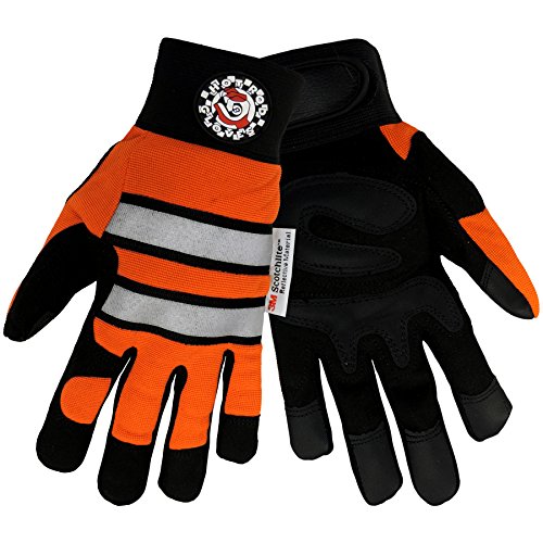 Глобалната ръкавица HR9000VIS Aireflex от изкуствена кожа Hot Rod™, Спортна ръкавица повишена видимост с светлоотразителен покритие