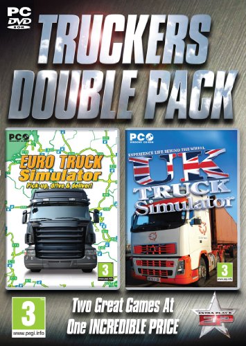 Двойна пакет за шофьори на камиони - Euro Truck и UK Truck Simulator (PC DVD) (ВНОС От Великобритания)