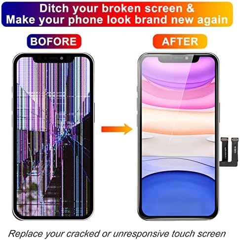 Премия за iPhone 11 Замяната на екрана 6,1 ' 3D Комплект за ремонт на сензорен екран (модели A2111, A2223, A2221) Дигитайзер