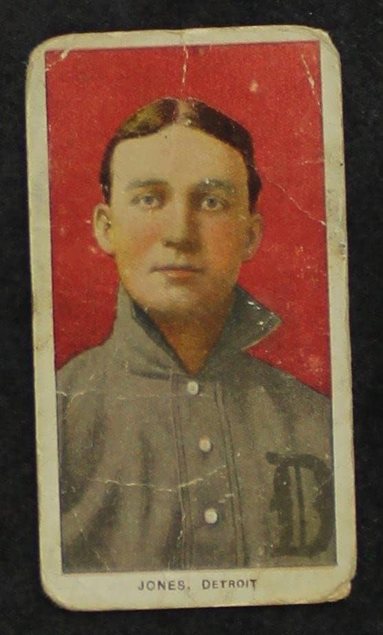 1909 T206 ДЕЦА Дейви Джоунс Детройт Тайгърс (Бейзболна картичка) (Екип от Детройт) - БЕДНИТЕ Тайгърс