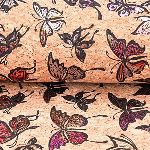 YILEFU Натурална Corkboard Кожена Кърпа, Цветни Листове от изкуствена кожа с Холщовой подложка Материал за Ръкоделието Аксесоари