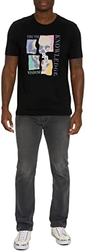 Мъжки трикотажная тениска с изображение на Череп на Робърт Греъм Kwt Skull с къс ръкав