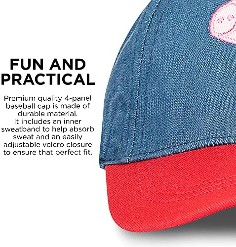 Бейзболна шапка за момичета Hasbro, Регулируема Капачка за деца с Свинкой Пеппой на 2-4 години