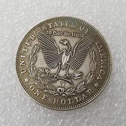 Монета на Повикване 1937 Блуждающая Монета Изтребител на военновъздушните сили на Месинг, Антични Колекция от Стари Сребърни Медали Занаят,