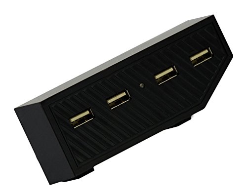 Адаптер USB-хъб Aweek с 4 USB порта за XBOX ONE X-One box Black (USB хъб + дръжка за палеца)
