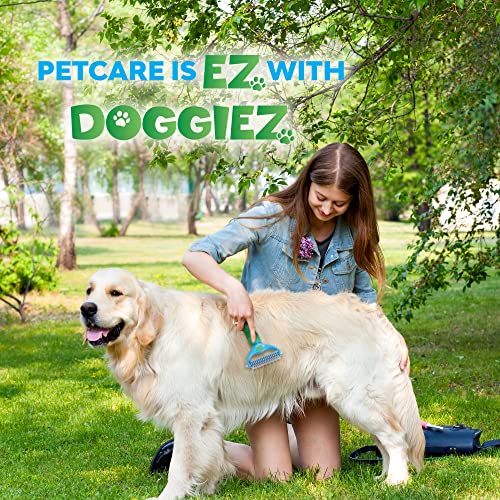 Аксесоари за домашни любимци Doggiez - Инструмент за премахване на козина от кучета и котки - Двустранен Гребен за отстраняване