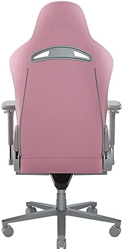 Игралното стол Razer Enki: Комфорт при игра в рамките на целия ден - на Вградената лумбална дъга - Оптимизирана плътност възглавници - Двойна текстура, екологично чиста и