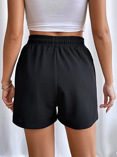 Дамски къси Панталони OROXCO, Дамски къси панталони с завязками на кръста, Спортни къси панталони с наклонена джоб, Шорти