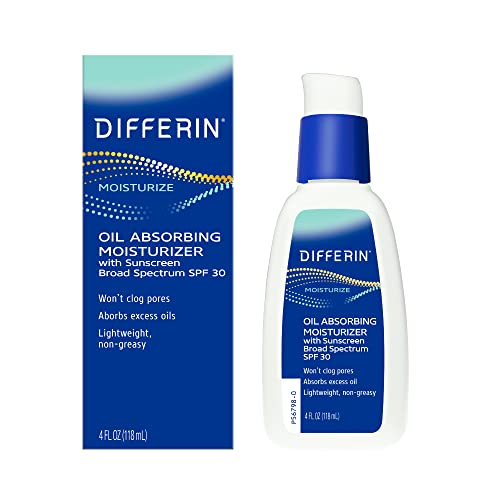 Хидратиращ крем Differin Oil Absorbing с SPF 30 Слънцезащитен крем за лице от производителите Differin Gel, Нежна грижа