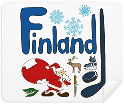 Национален Символ на Финландия Ориентир Модел, Плат За Почистване на Екрана за Пречистване на 2 елемента Замшевой Тъкан