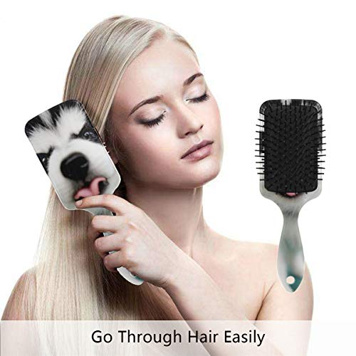 Четка за коса на въздушна възглавница Vipsk, Пластмасов за Боядисана Кученце, Подходящ за добър масаж и Антистатични разнищване на Косата,