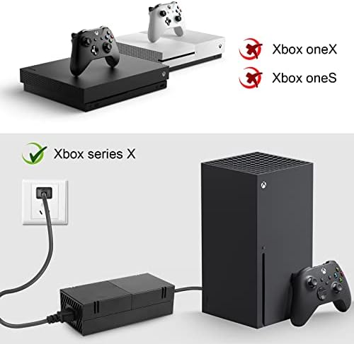 Нов захранващ Кабел за Xbox One Power Brick, Адаптер за Зарядно устройство контролер Xbox 1, Сменяеми Кабела на захранващия Кабел на Зарядното