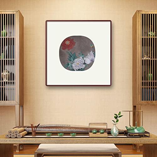 Царевичен Мак Китайска Живопис Ръчно Рисувани Стенни Изкуството на Източна Азия Четка За Миене на Мастило Акварел Декор за Дома: Хол