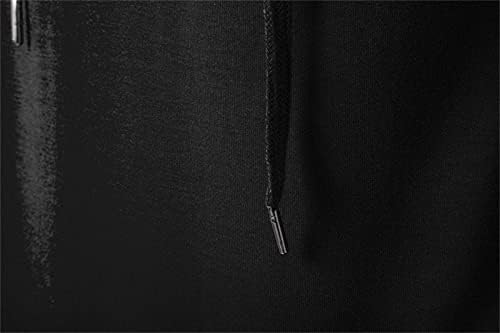 JEKE-DG / Модерен Обикновен Пуловер със средна дължина, Hoody, Спортни Памучни Блузи в стил хип-хоп Оверсайз, Руното Облегающая тениска с качулка