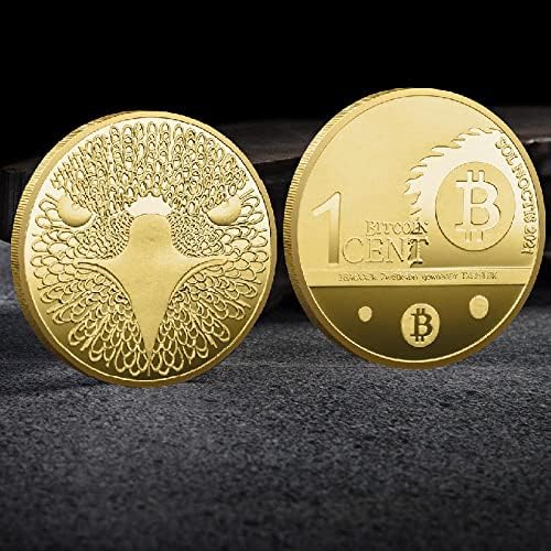 Златна Възпоменателна Монета Нова Лимитирана колекция от Декоративни монети с Защитен Калъф Криптовалюта Лъки Coin Virtual