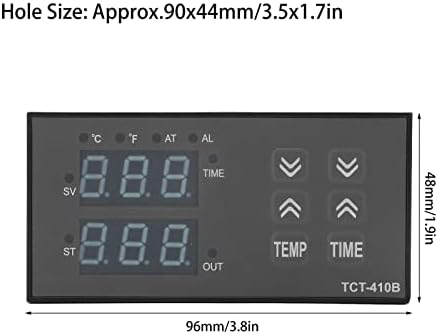 Термостат Термопресс-Машини, SSR Изход точност ръководят Многофункционален Цифров Регулатор за температура Тип K с Входен Сигнал