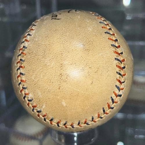 Бейб Рут е Подписала Бейзбол на сингъл - Мазни автограф - PSA & JSA LOAs - Бейзболни топки с автографи
