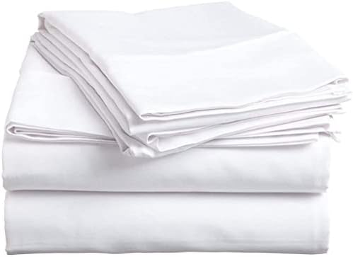 Легло Мърфи Queen Size-Комплект от 4 теми за легла Мърфи/Фаянс легла в Бял Цвят от памук с много нишки 400 с Дълбок