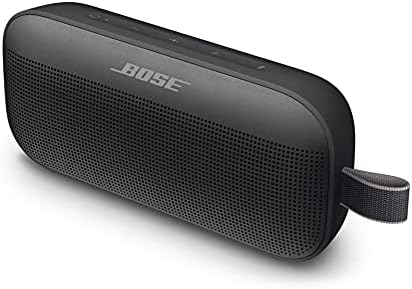Спортни слушалки Bose - Безжични слушалки, Троен Черен цвят и Портативна колона Bose SoundLink Flex Bluetooth, Безжична Водоустойчив колона за пътуване на открито - Черен