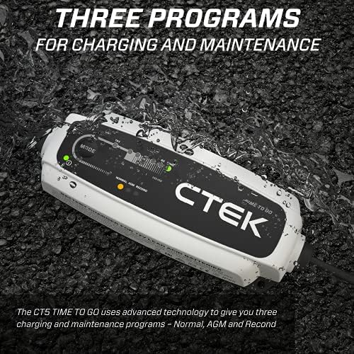 CTEK (40-255) CT5 Time To Go -Зарядно за 12 Волта и блок за обслужване с аксесоари