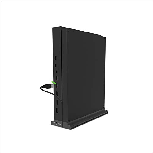 Охлаждаща поставка DOBE Xbox - черно, 24,2 x 9 x 3 см, Охладител за видео игра конзола Xbox One/X с 3 вентилатори, 3 порта USB 2.0,
