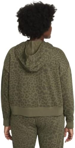 Жена, мек вълнен плат Пуловер на Nike с принтом Животни Get Fit, Hoody с качулка