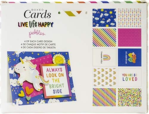 Картички с Камъчета /ENVS A2 40 /Кутия, Живей Щастливо