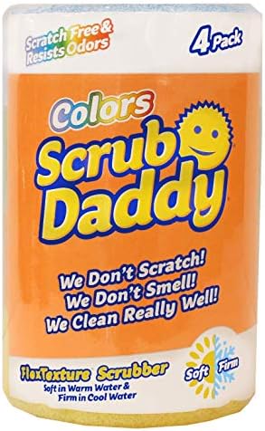 Scrub Татко Colors - Почистване на цветовому код, гъвкава структура, Омекотява в топла вода, втвърдява в студена, за Дълбоко почистване, Могат
