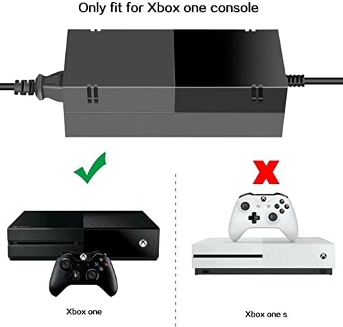Адаптер ac Входът за Зарядно Устройство захранващ Кабел Кабел Подходящ за конзолата на Microsoft Xbox ONE