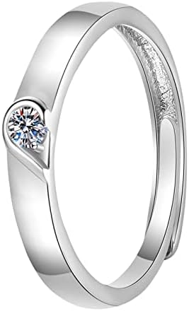 2023 Пръстен От сърце-до сърце в Ден на новата си приятелка, пръстен От сърце-до сърце и няколко С жива Уста, Мъжки Женски пръстен, Подарък, Отворени Подарък пръстен, Гъ