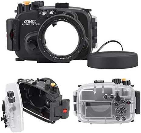 Senyar 130 фута/40 м Подводен Водоустойчив Корпус Камера Калъф за Гмуркане за фотоапарат Sony A6400