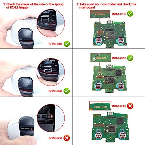 Екстремни Многоцветен Нажежен Джойстик D-pad с възможност за съвместно използване на Бутоните Home Лице за контролер PS5, 7 цвята, 9 режими,