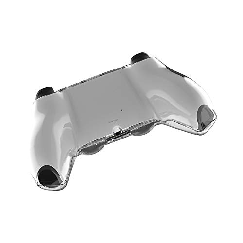 ОСТЕНТ Твърд Прозрачен Кристал Защитната Обвивка Кожен Калъф Калъф за Sony PS5 DualSense Безжичен Контролер