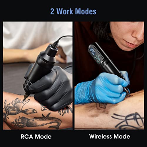 Може да бъде докоснат Безжичен Комплект Дръжки на татуировка-на пишеща машина със Сензорен екран, Батерия за Презареждане 2400