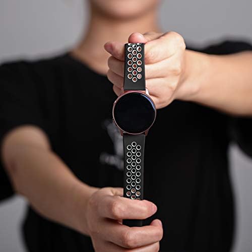 Спортни въжета Lerobo, съвместим с Samsung Galaxy Watch 4 Band/Galaxy 5 Watch Band, Активни 2 каишка за часовник/ Galaxy Watch Band