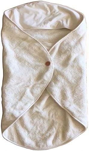 Цвят от органичен памук Хипоалергичен Детско Пеленальное одеало от Органичен памук (0-3 месеца, бяло)