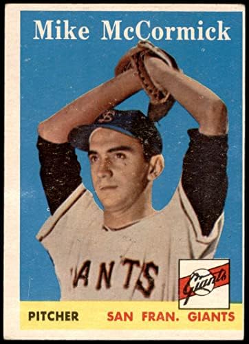 1958 Topps 37 Майк Mccormick Сан Франциско Джайентс (Бейзболна картичка) (Снимка Рей Монзанта) VG Джайънтс