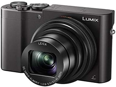 Цифров фотоапарат Panasonic LUMIX ZS100 4K, сензор 20,1 Мегапиксела, 1 Инча, обектив Leica DMC-ZS100K с 10-кратно увеличение DMC-ZS100K (черно), Чанта + Статив + SD-карта до 16 GB / калъф + Пакет софту