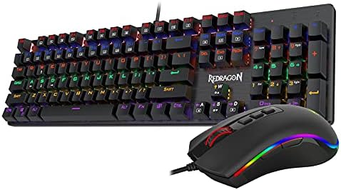 Комплект мишка игри Redragon M711 и гейминг клавиатура K608