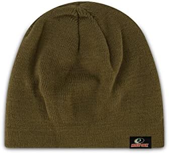 Дамски и Мъжки плетени калъф за шапки от ребрата Мшистого дъб - Топла и уютна шапка-Бини - Зимна шапка Унисекс-3 опаковки