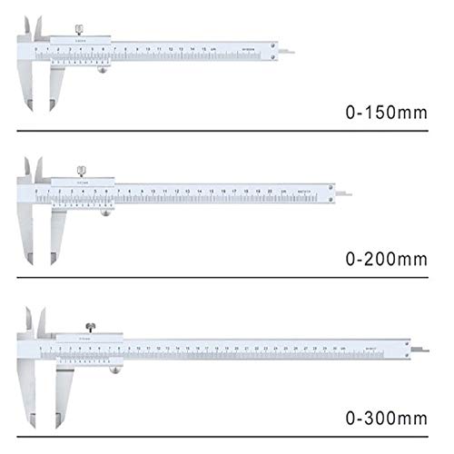 Штангенциркуль От Въглеродна Стомана, 0-150 мм Инструмент за Измерване Штангенциркуль Имейл, Инчов /Метричен