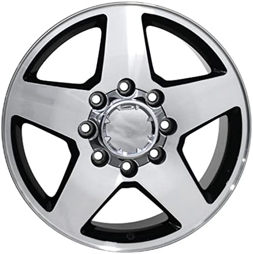OE Колела LLC 20-инчови Джанти е Подходящ за тежки колела Silverado 8x165,1 CV91A 20x8,5 Mach'd Wheel Холандер 5503