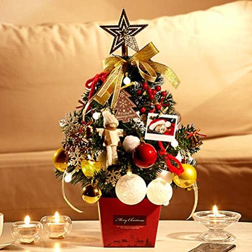 1бр Мини Коледно Дърво за Украса Креативен Коледен Декор за Витрини-Настолни Коледна Украса