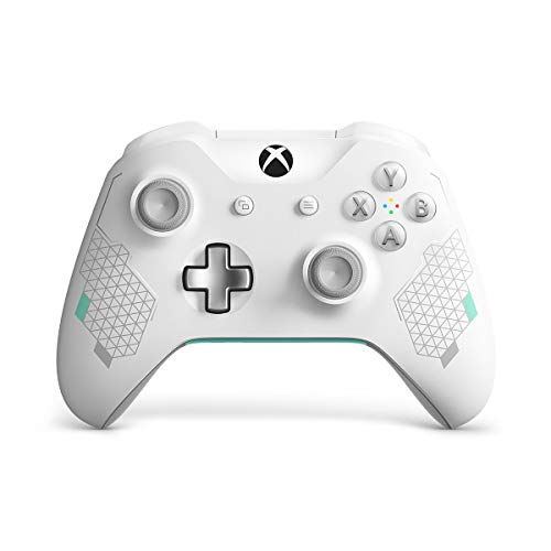 Безжичен контролер Xbox на Microsoft - Специално издание Sport White (1708) (Актуализиран)