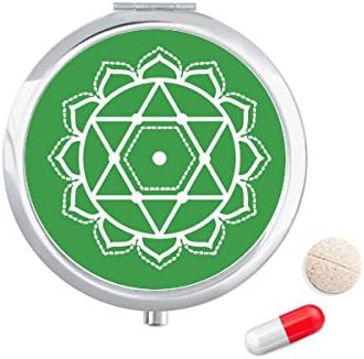 Геометрията На Цветето На Модела Символа Звезда Калъф За Хапчета В Джоба Кутия За Съхранение На Лекарства Контейнер Опаковка