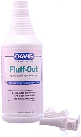 Средство за оформяне на косата Davis Fluff Out Spray Show за състезания по грумингу кучета, 32 грама