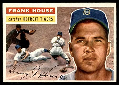 1956 Topps 32 Франк Къща на Детройт Тайгърс (Бейзболна картичка) EX/MT Тайгърс