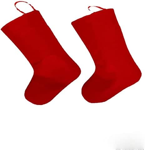Отглеждане MALLOOM, 1 Комплект трикотажни Чорапи, Коледен Декор Червен цвят, за семейна Почивка, Държач за Отглеждане на съвсем малък
