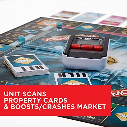 Настолна игра Monopoly Ultimate Banking Издание за семейства и деца на възраст от 8 години нагоре, Електронно банково устройство (специално